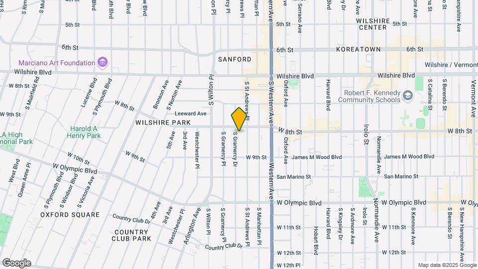 816 Gramercy Dr Mapa y Detalles de la Ubicación
