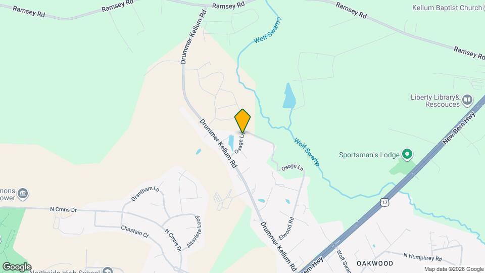 122 Osage Ln Map and Location Details