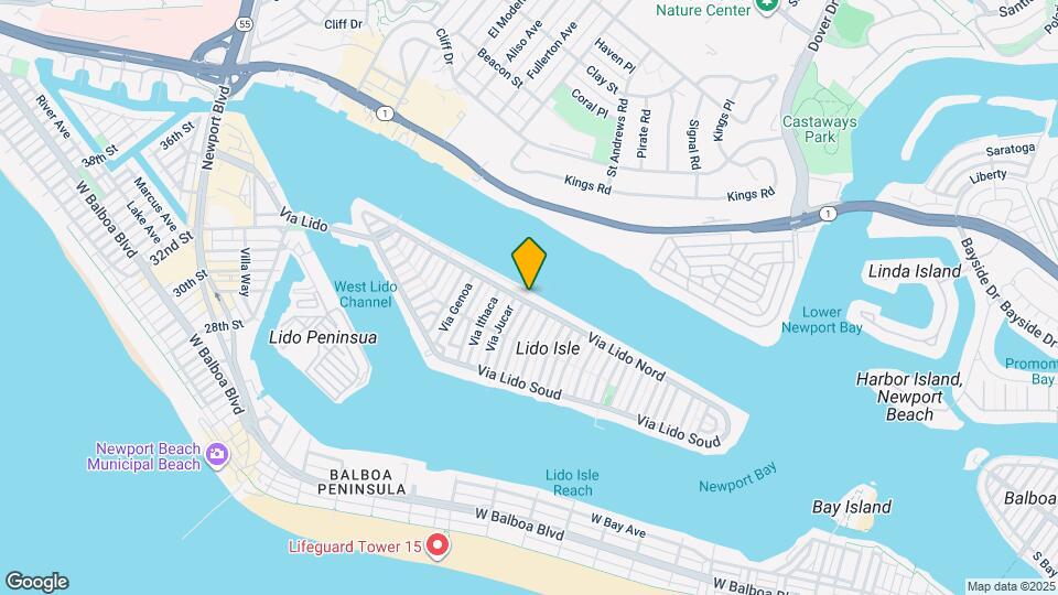 500 Via Lido Nord Mapa y Detalles de la Ubicación