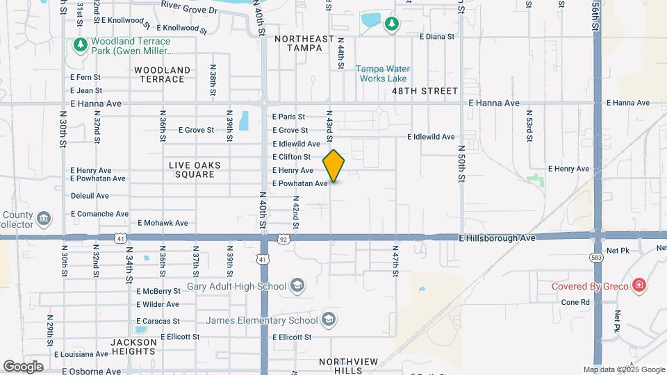 5711 N 43rd St Map and Location Details