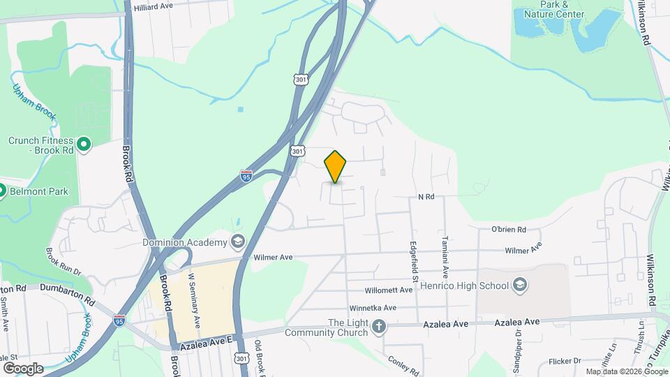 5606 Crenshaw Rd Map and Location Details