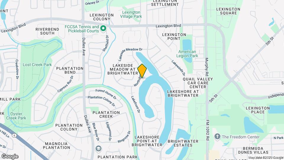 1731 Northshore Dr Map and Location Details