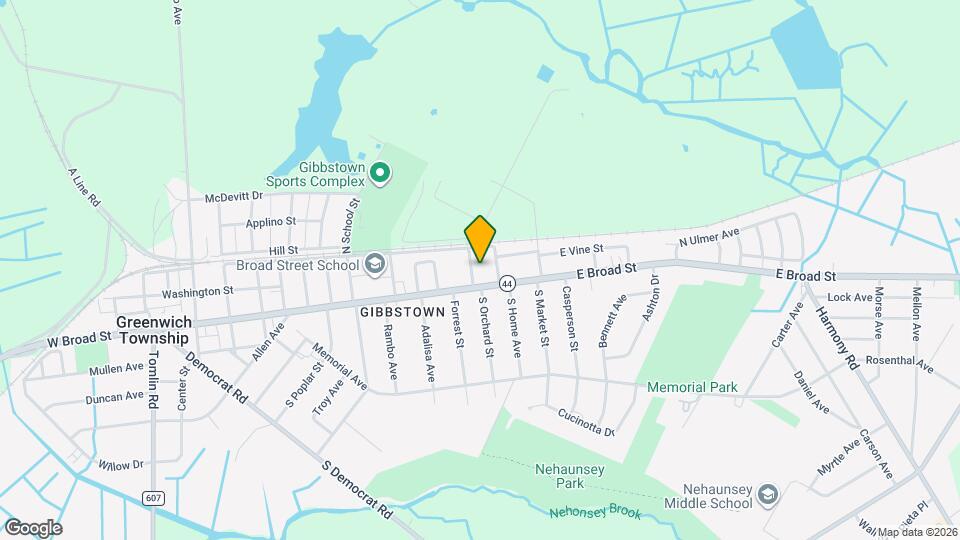 16 N Orchard St Map and Location Details