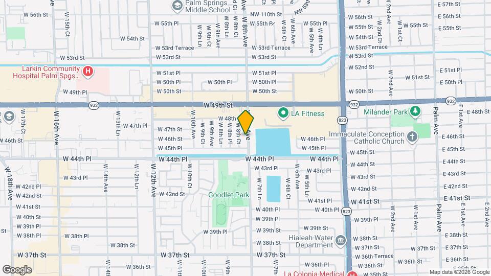 4600 W 8th Ave Map and Location Details