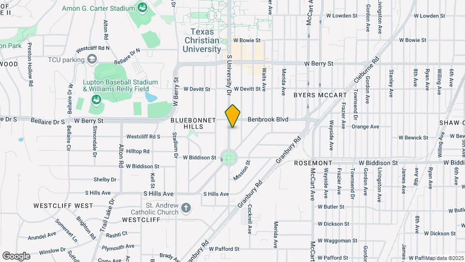 3321 S University Dr Map and Location Details