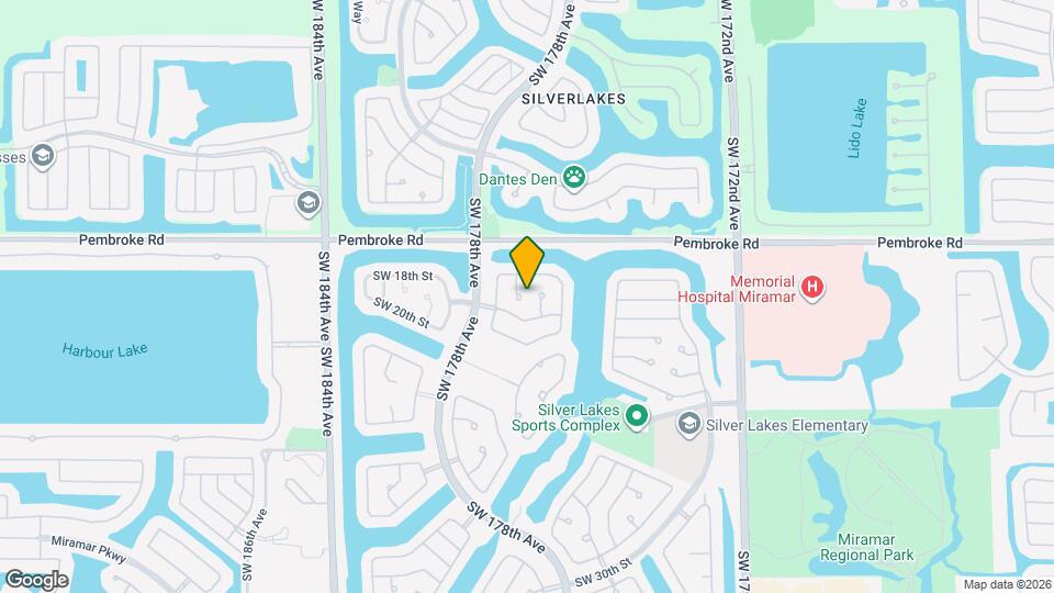 1855 SW 177th Terrace Map and Location Details