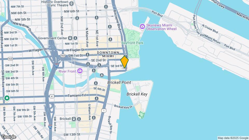 300 Biscayne Blvd Map and Location Details