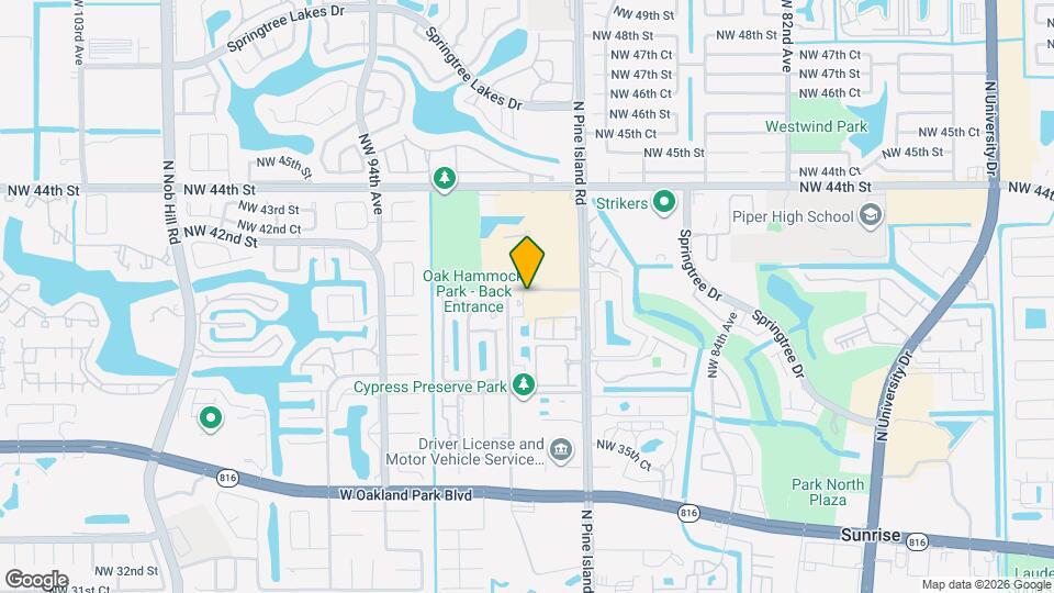 4080 NW 90th Ave Map and Location Details