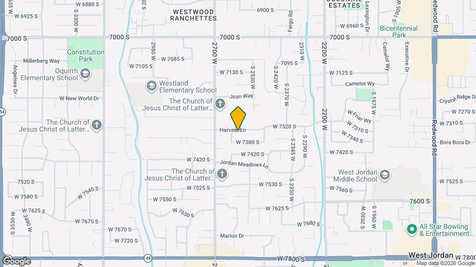 2599 W Harvest Ln Mapa y Detalles de la Ubicación