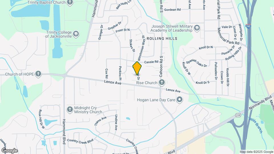 1214 Santiago Dr Map and Location Details