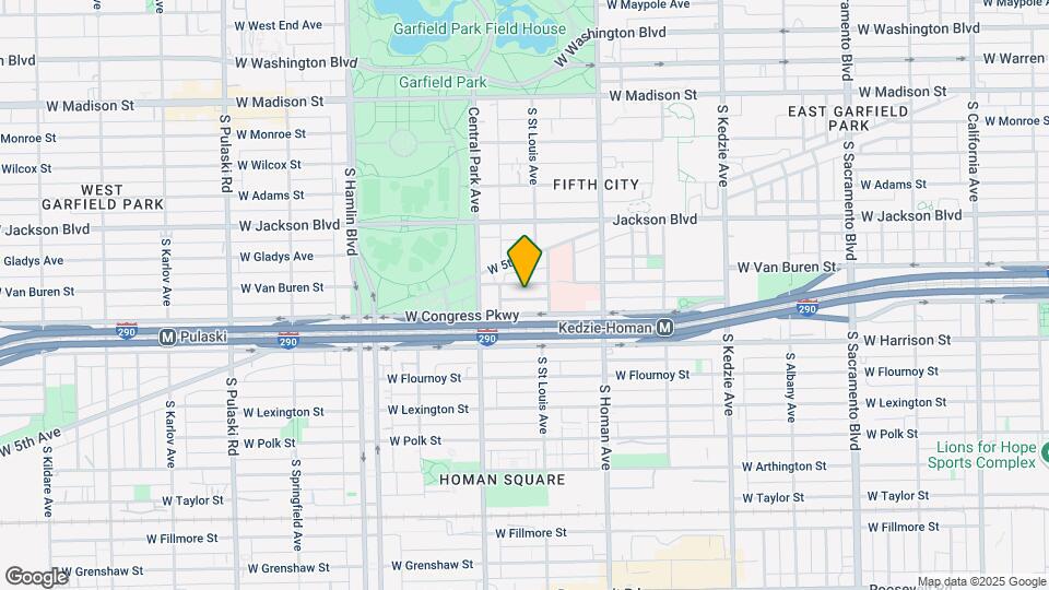 3525 W Van Buren St Map and Location Details