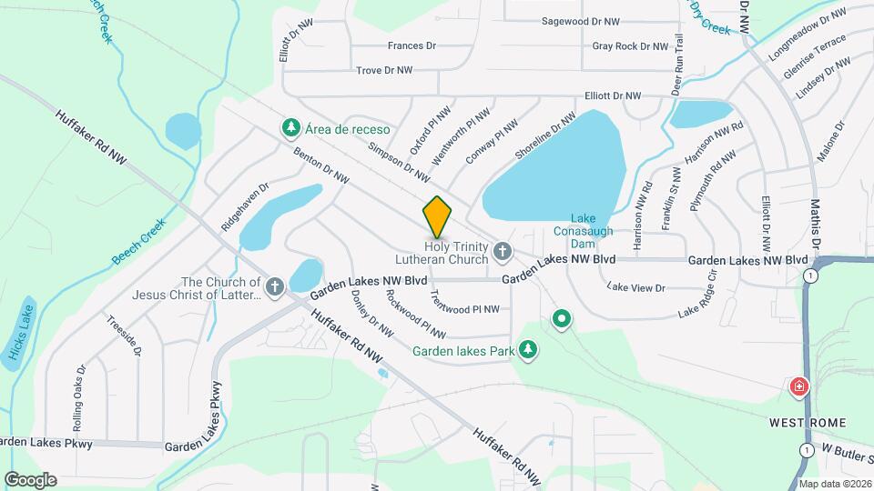 117 Benton Dr NW Map and Location Details