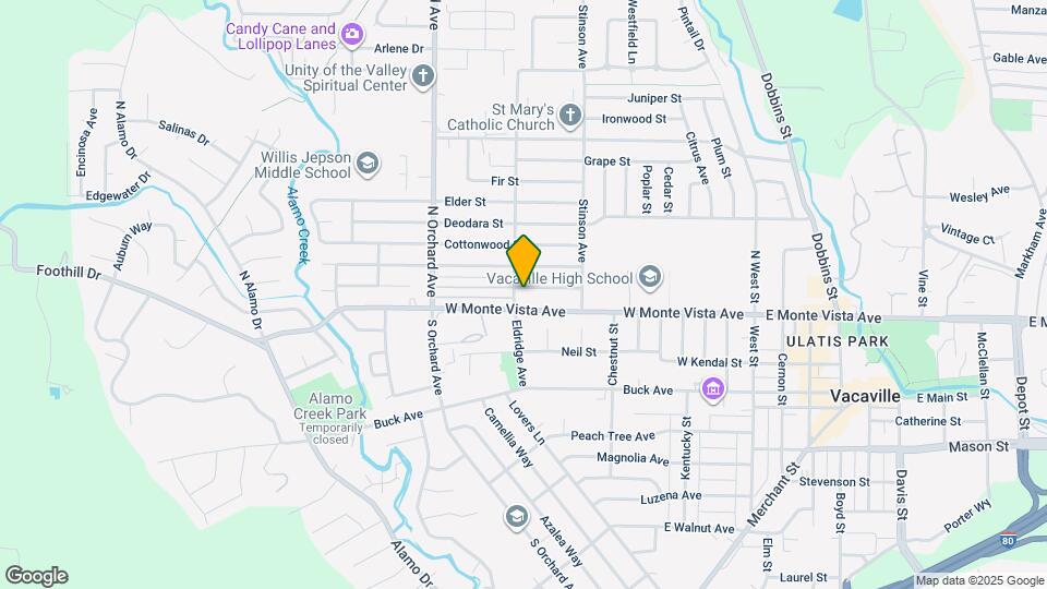 389 Acacia St Map and Location Details