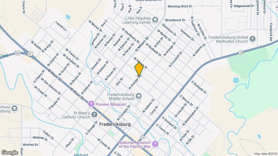 603 N Orange St Map and Location Details