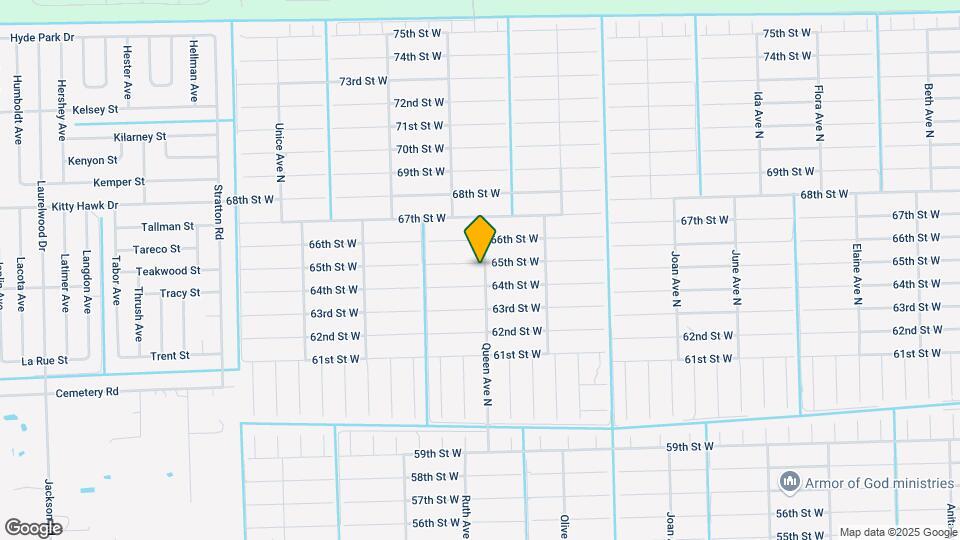 3301 65th St W Map and Location Details