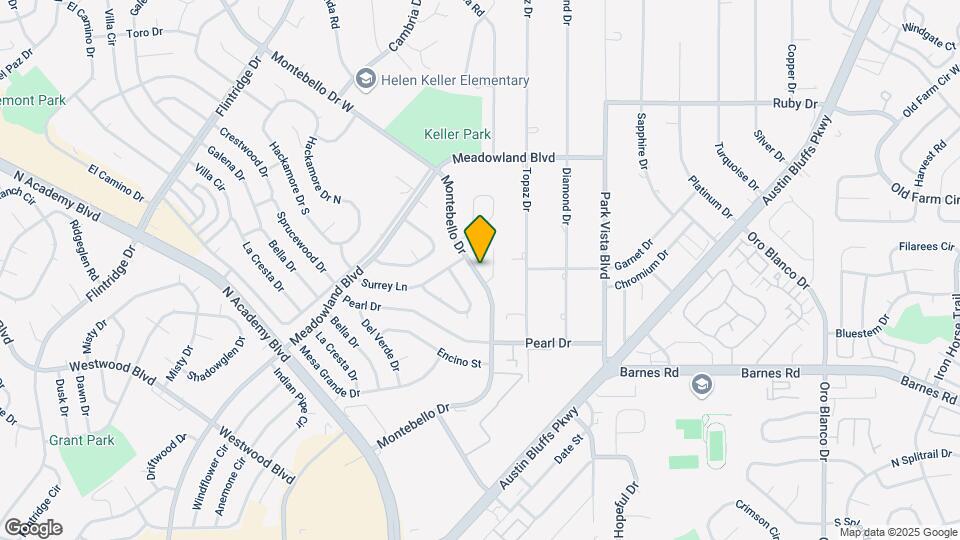 4725 Montebello Dr Map and Location Details