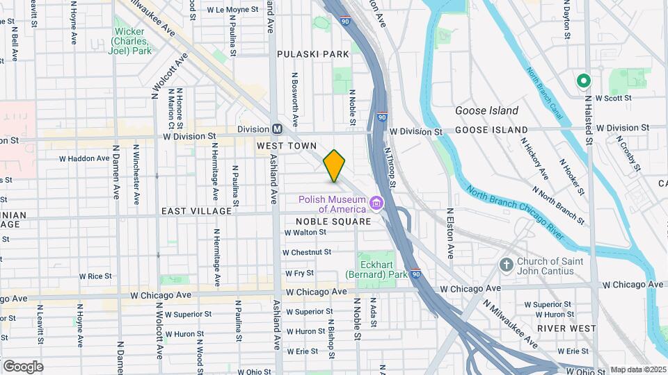 1432 W Cortez St, Unit 2R Map and Location Details