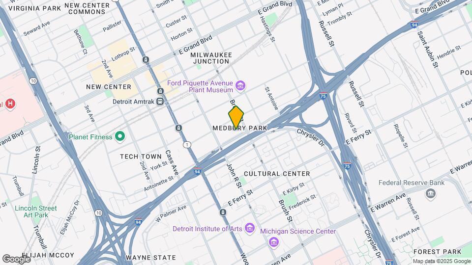 287 E Edsel Ford Fwy Mapa y Detalles de la Ubicación