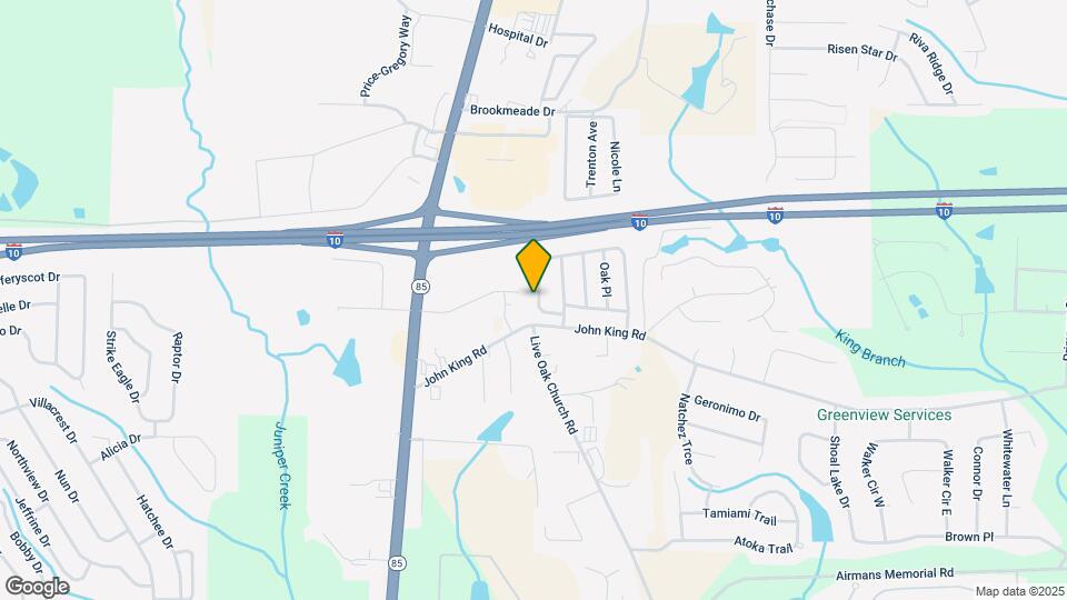 113 Oak Terrace Dr Map and Location Details