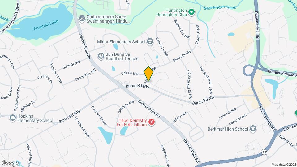 4380 Bradstone Trace NW Map and Location Details