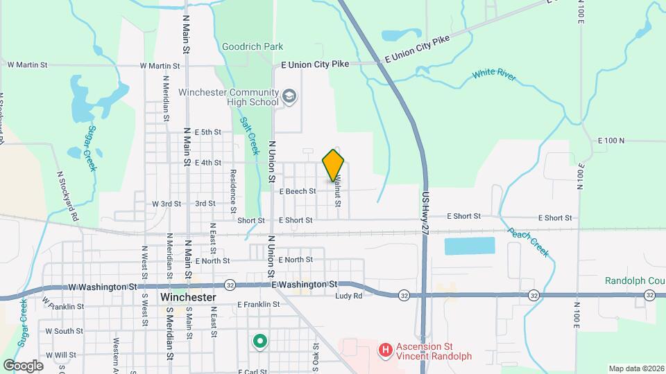 625 E Beech St Map and Location Details