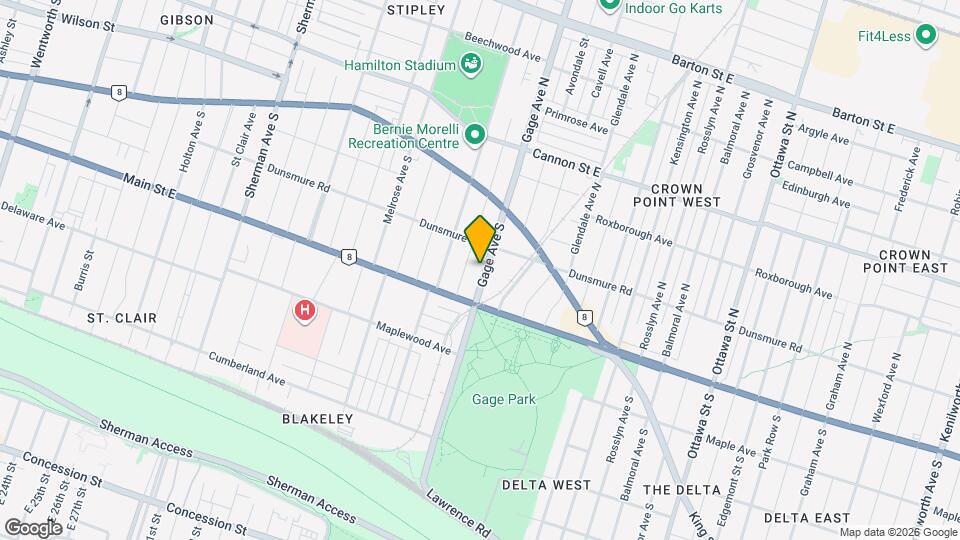 64 Gage Ave S Map and Location Details