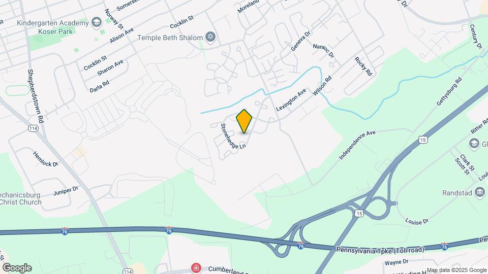 391 Stonehedge Ln Map and Location Details