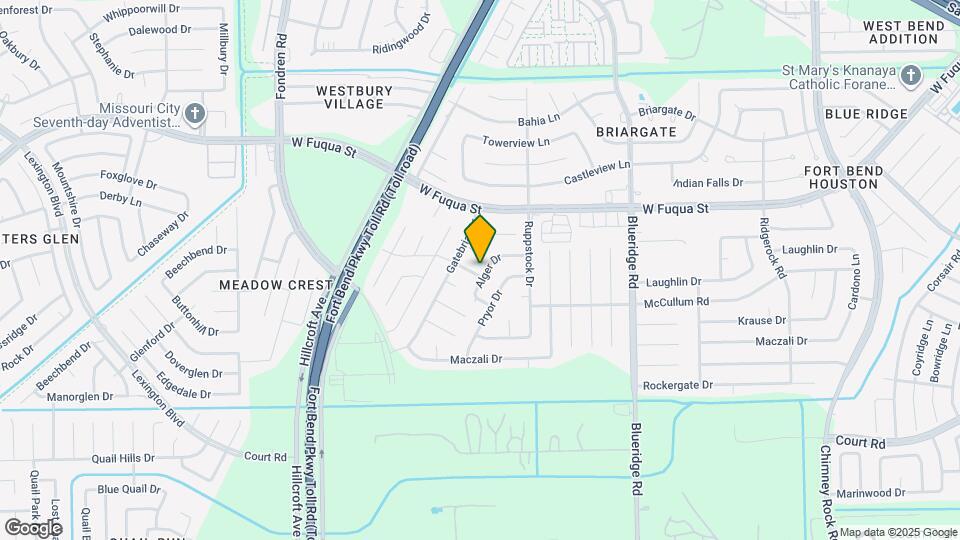 15850 Alger Dr Mapa y Detalles de la Ubicación
