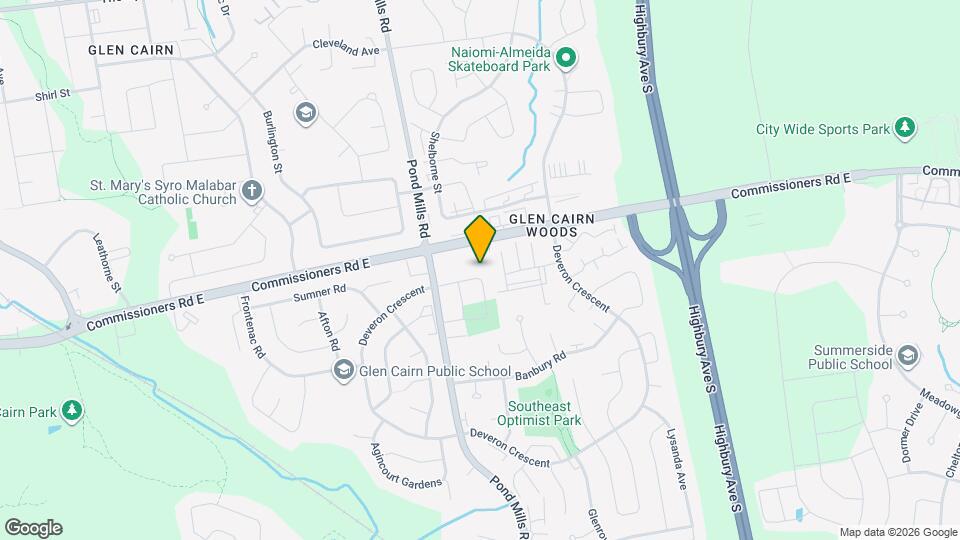 2 BED - 1 BATH - LONDON - BASEMENT Map and Location Details