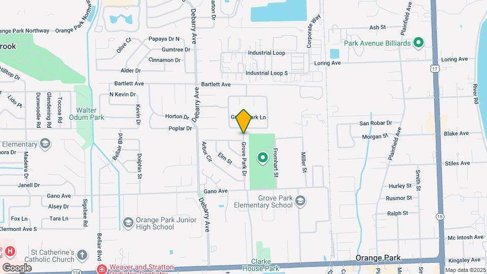 1061 Grove Park Dr Map and Location Details