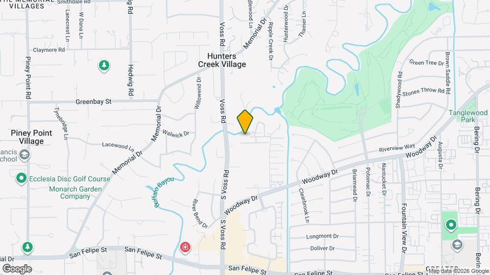 6547 Bayou Glen Rd Map and Location Details