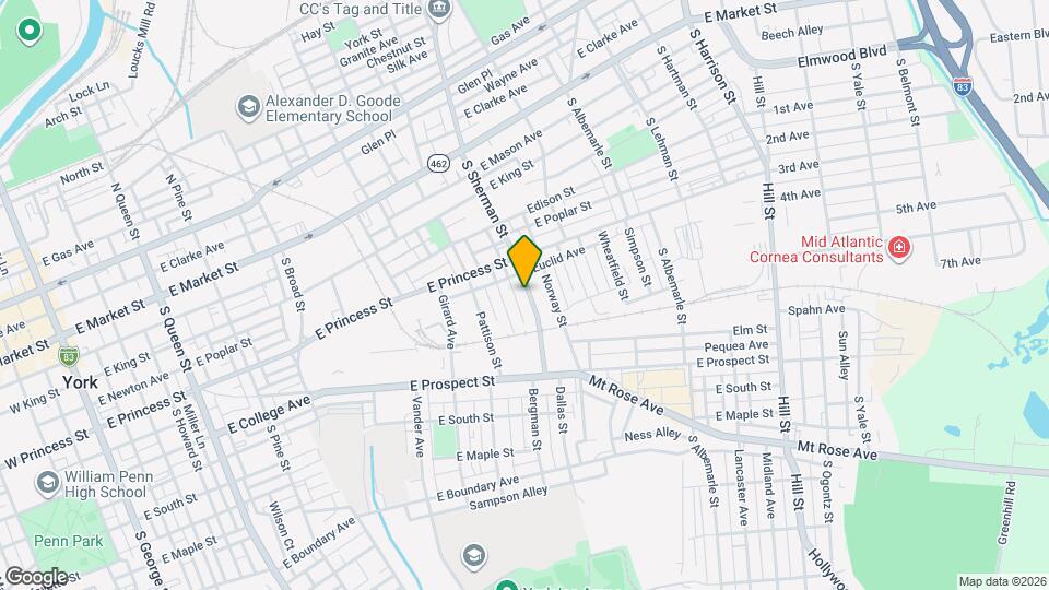 342 S Sherman St Mapa y Detalles de la Ubicación