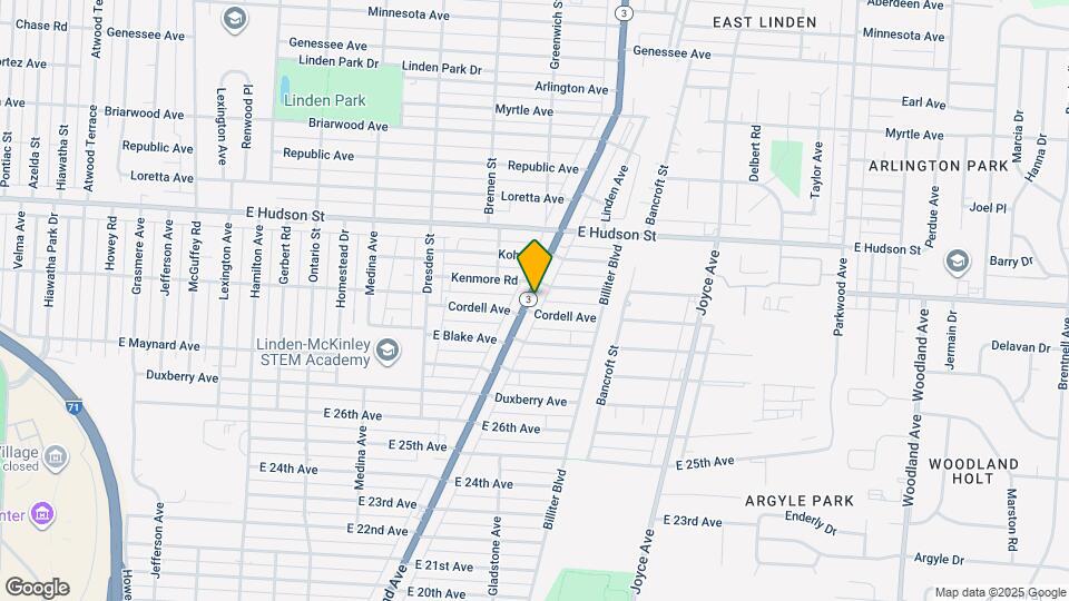 2198 Cleveland Ave Map and Location Details