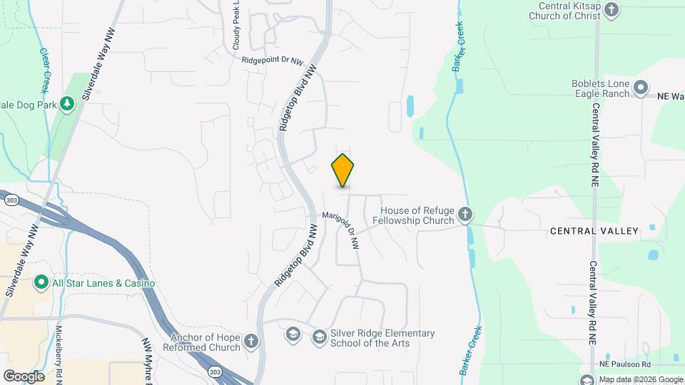 1160 NW Bramble Ct Map and Location Details