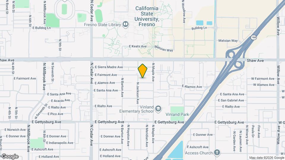 4569 E Alamos Ave, Unit 1 Mapa y Detalles de la Ubicación