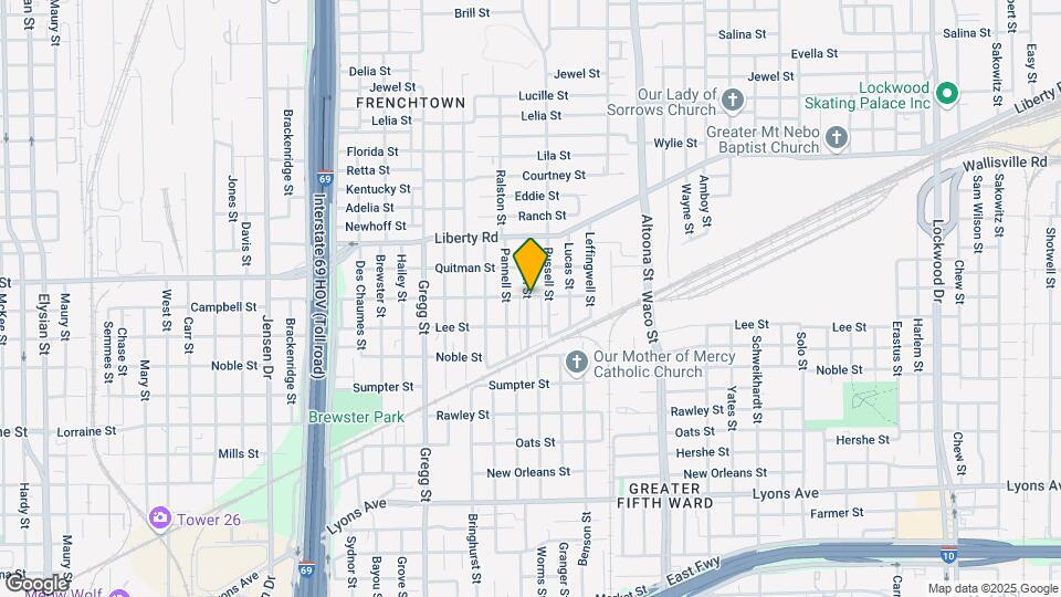 2238 Hutton St Map and Location Details