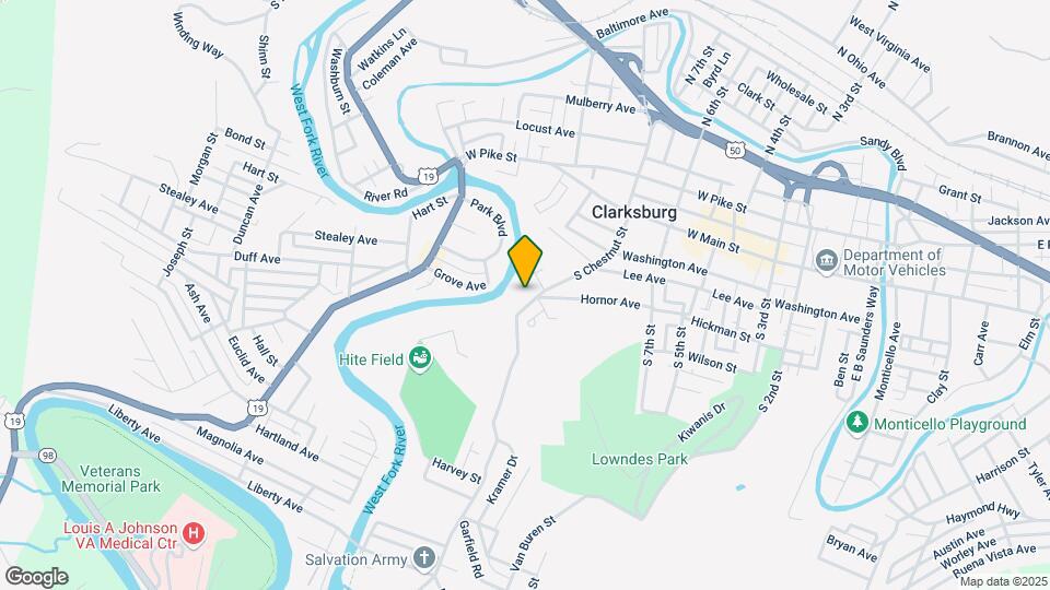 460 S Chestnut St Map and Location Details
