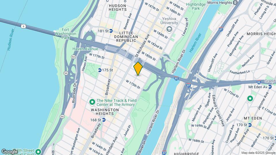 517-519 W 176th St Mapa y Detalles de la Ubicación