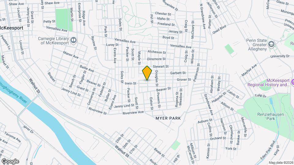 2311 Grandview Ave Map and Location Details