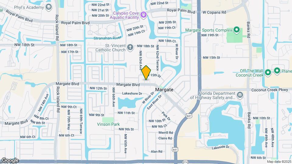 6257 Margate Blvd Map and Location Details