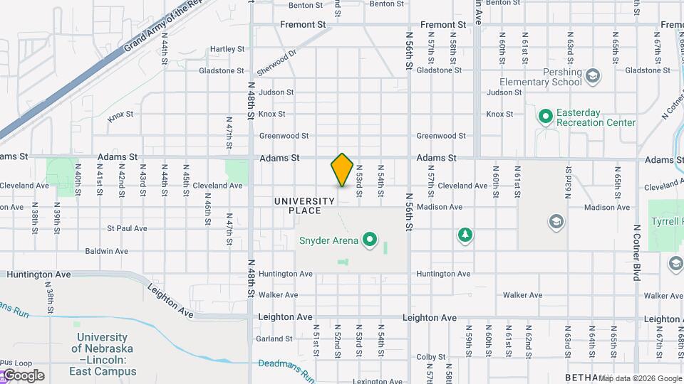 5203 Cleveland Ave Map and Location Details