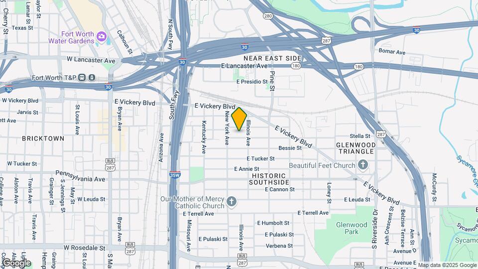1021 Stella St Map and Location Details