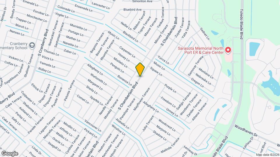 2233 S Chamberlain Blvd Map and Location Details