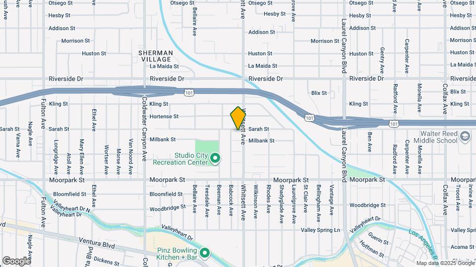 12508 Sarah St Map and Location Details