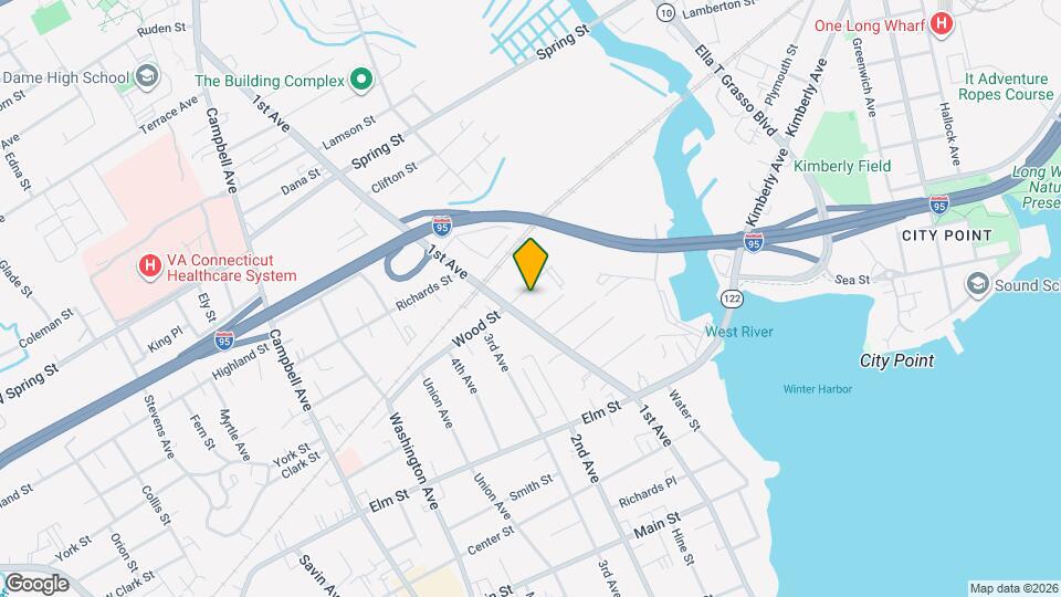 50 Wood St Map and Location Details