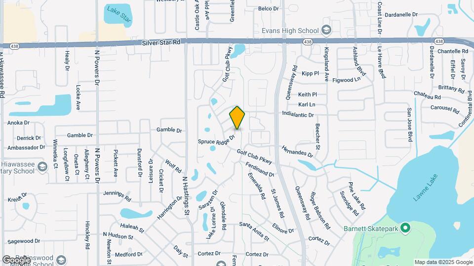 1925 Spruce Ridge Dr Map and Location Details