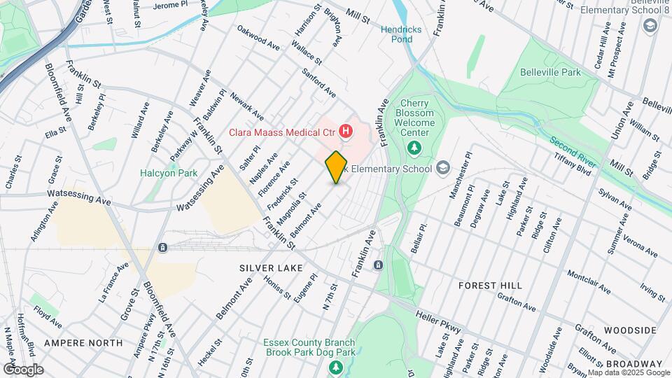 302 Belmont Ave, Unit 3rd Floor Map and Location Details