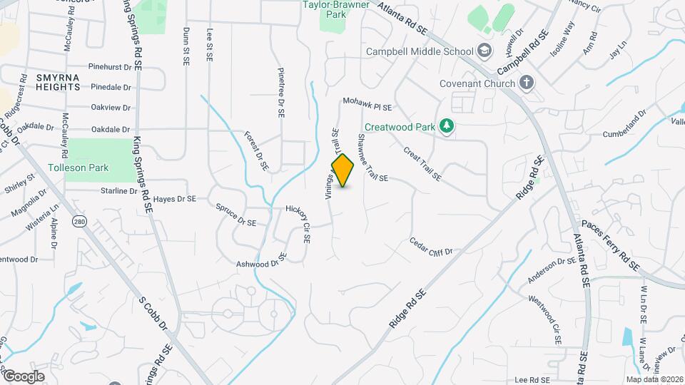 3489 Vinings N Way Map and Location Details