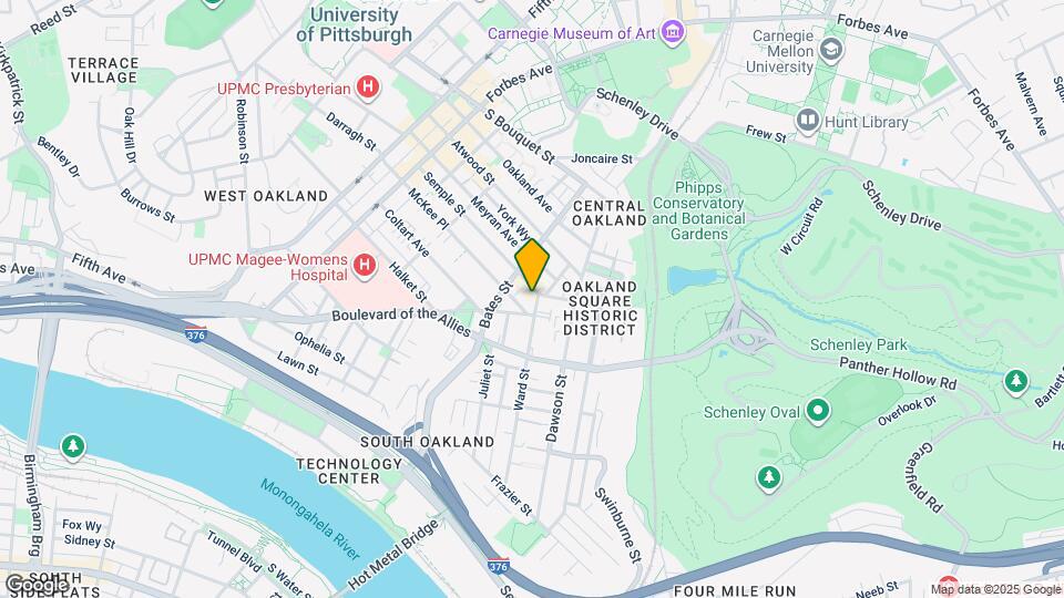 3457 Ward St Mapa y Detalles de la Ubicación