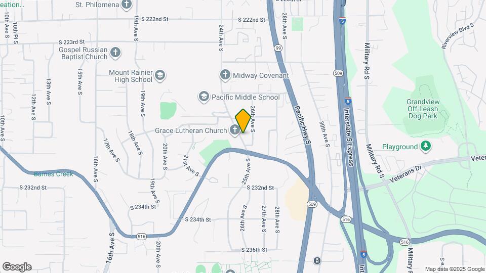 22900 24th Ave S Mapa y Detalles de la Ubicación